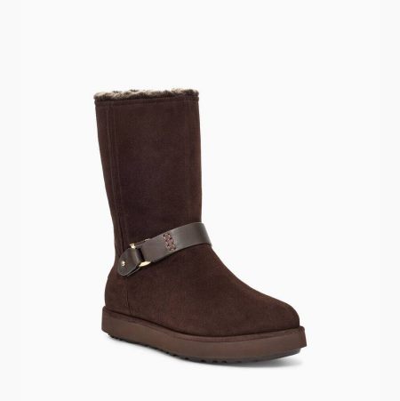 UGG Classic Berge Short Suede Dark Boots for Women (LTKA18206)